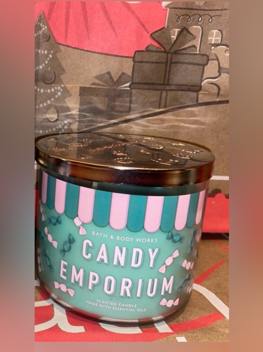 Bath And Body Works CANDY EMPORIUM 3 Wick Candle